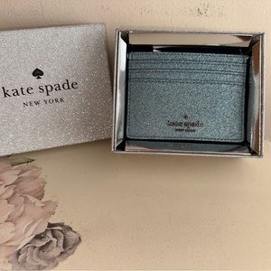 Kate Spade Glitter Card Holder